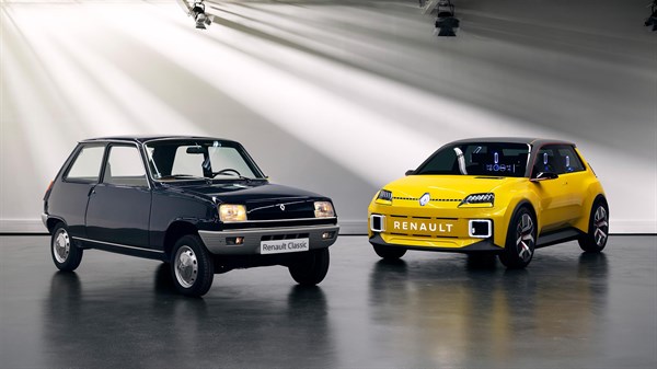 from Renault 5 to Renault 5 E-Tech electric prototype